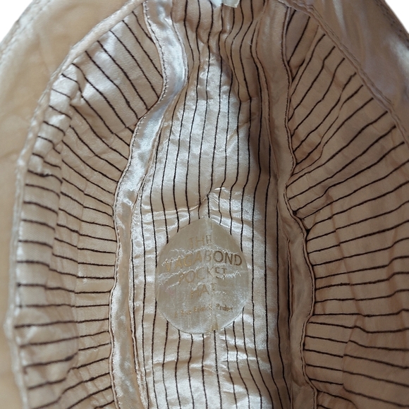 The Vagabond Pocket Hat Vintage Union Made Fedora Brown Red Tweed - Picture 14 of 15